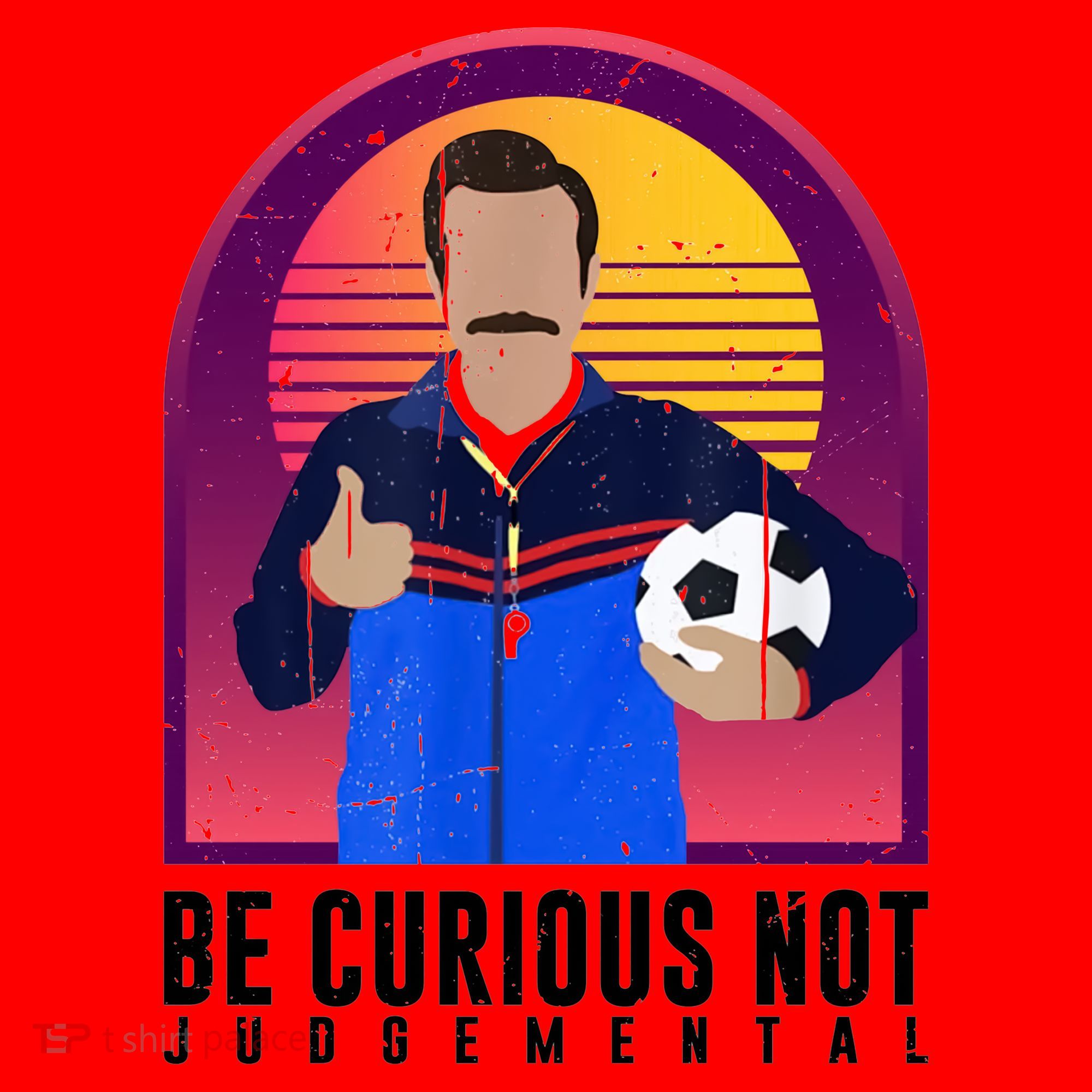 Be Curious Not Judgemental Football Funny Santa Hat