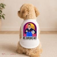 Be Curious Not Judgemental Football Funny Doggie Tank thumb 2