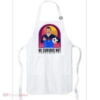 Be Curious Not Judgemental Football Funny Apron thumb 0
