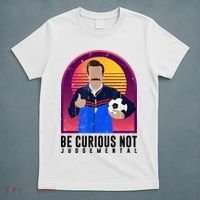 Be Curious Not Judgemental Football Funny T-Shirt thumb 5