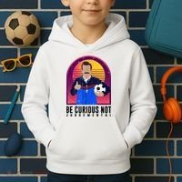 Be Curious Not Judgemental Football Funny Kids Hoodie thumb 2