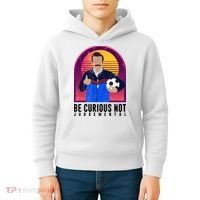 Be Curious Not Judgemental Football Funny Kids Hoodie thumb 4