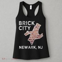 Brick City Newark NJ City New Jersey Map graphic Women's Tank Top thumb 3