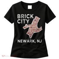Brick City Newark NJ City New Jersey Map graphic Women's T-Shirt thumb 0