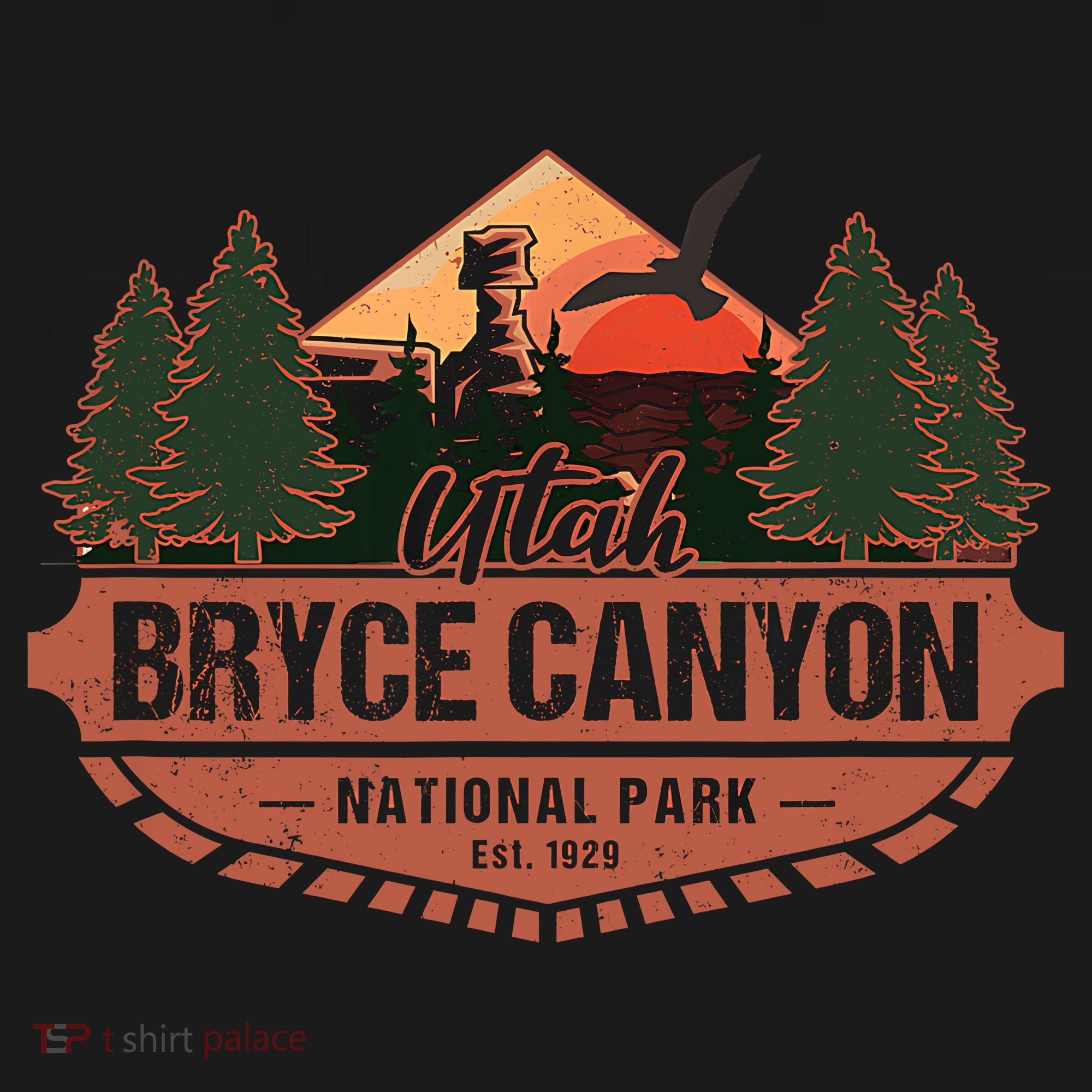 Bryce Canyon National Park Utah USA Desert Vacation Souvenir Hoodie