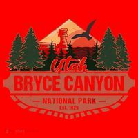 Bryce Canyon National Park Utah USA Desert Vacation Souvenir Santa Hat thumb 1