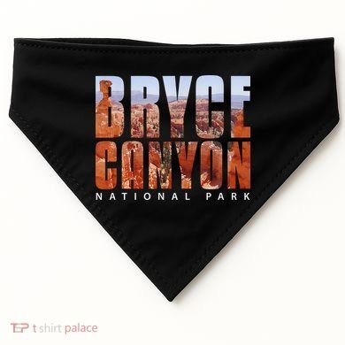 Bryce Canyon National Park Souvenir Gift Camping Hiking USA-Made Doggie Bandana