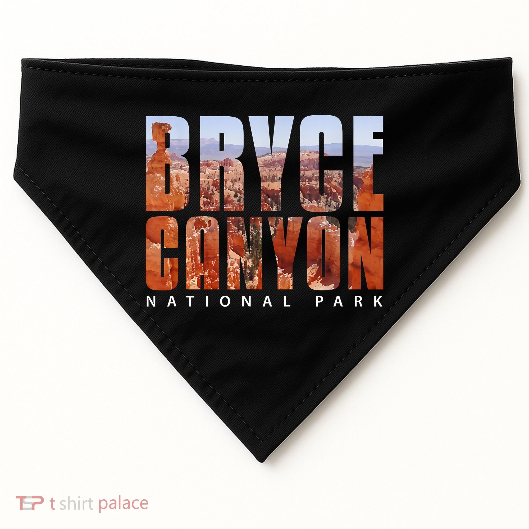 Bryce Canyon National Park Souvenir Gift Camping Hiking USA-Made Doggie Bandana