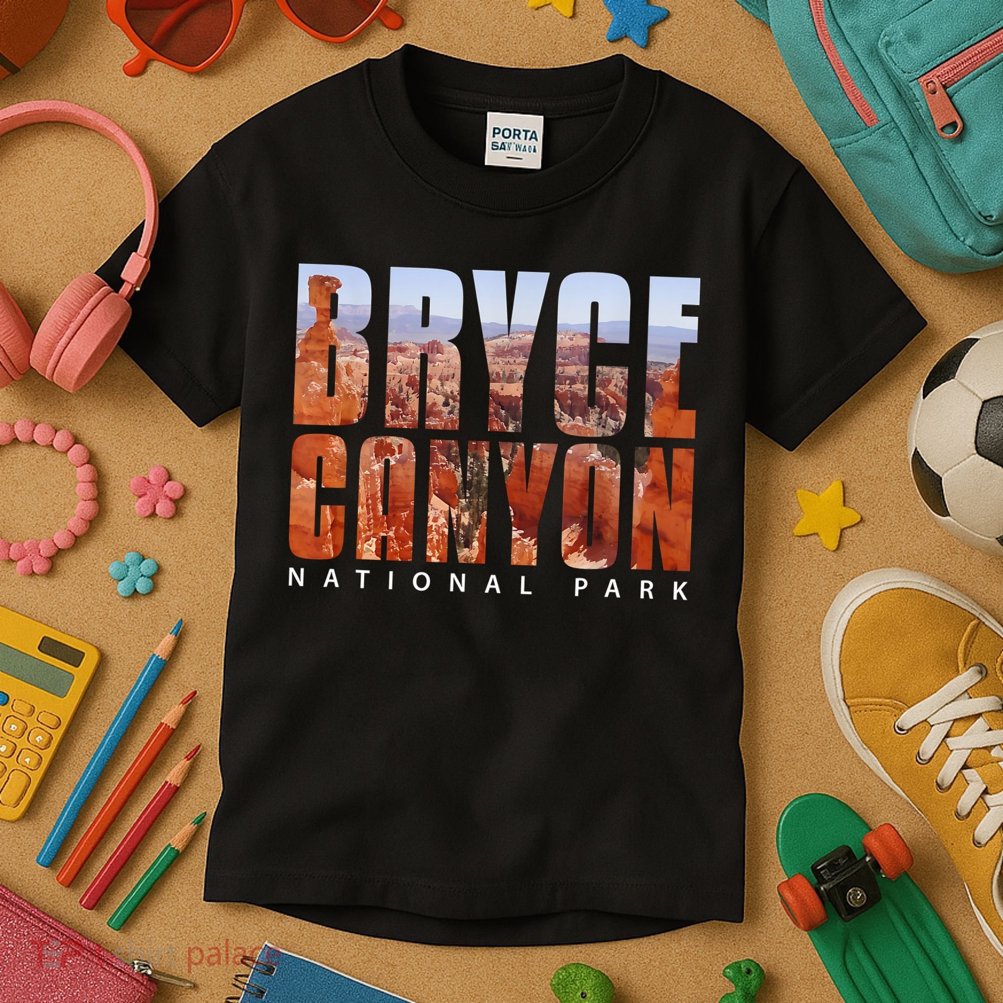 Bryce Canyon National Park Souvenir Gift Camping Hiking Kids T-Shirt