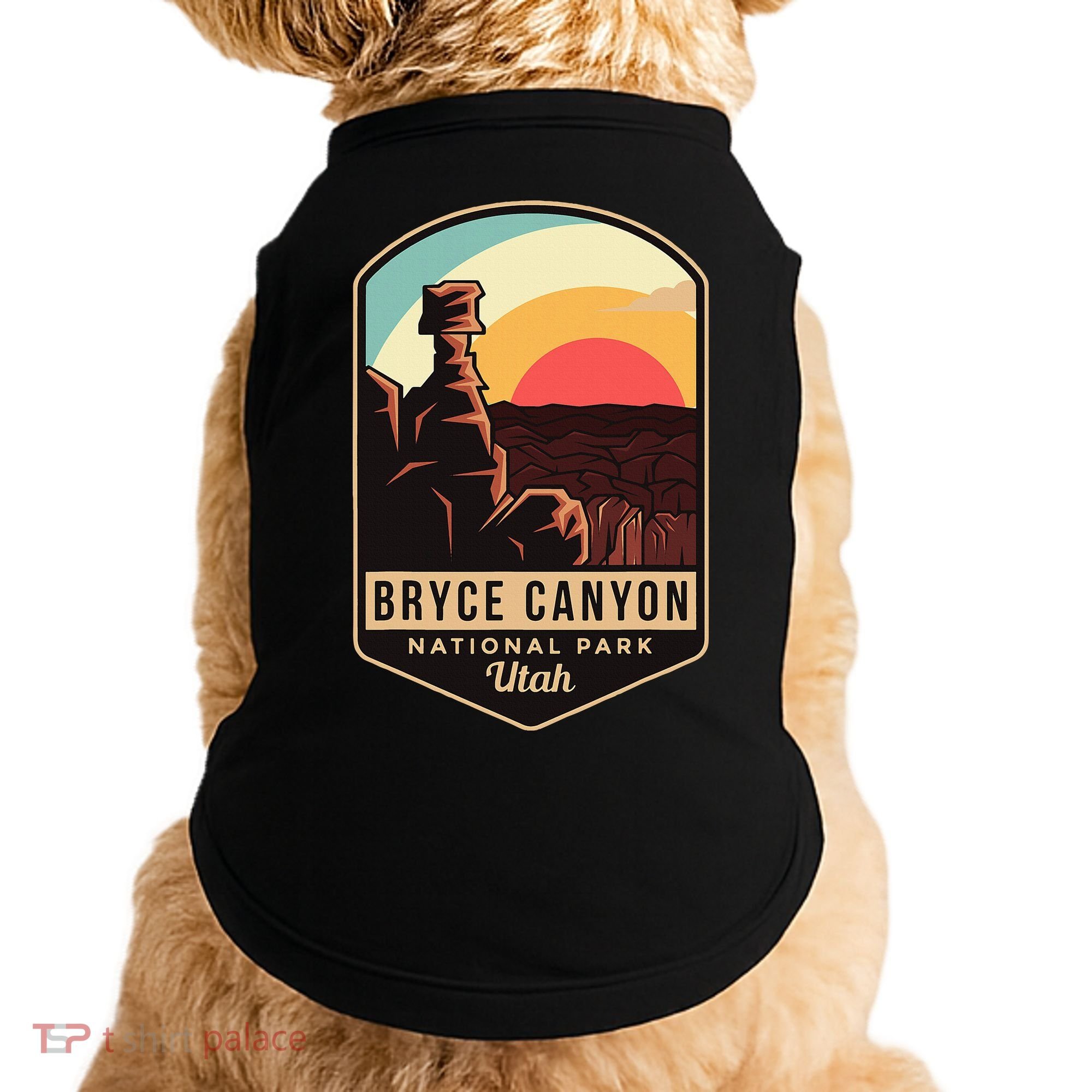 Bryce Canyon National Park Hiking Utah Tourist Souvenirs Doggie Tank