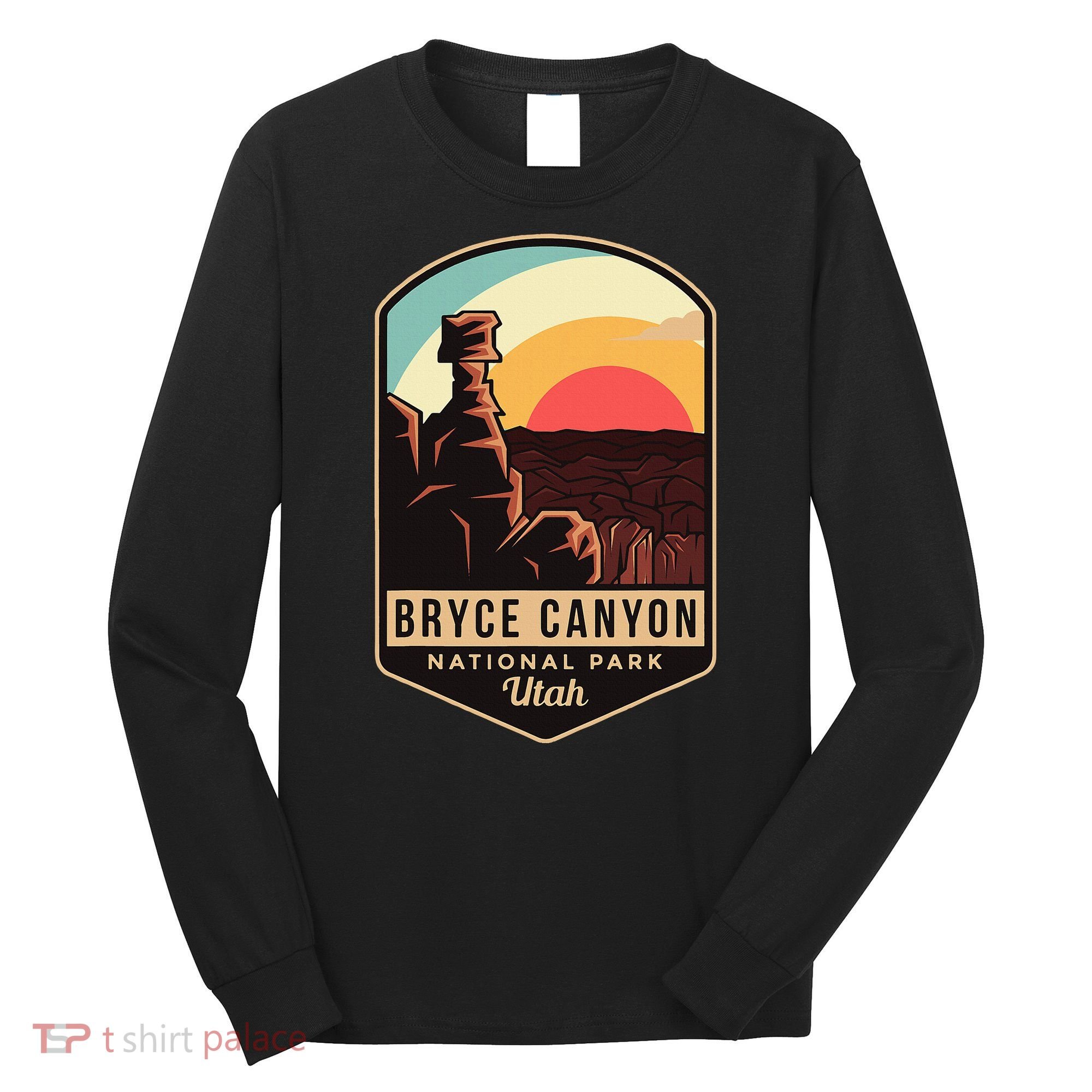Bryce Canyon National Park Hiking Utah Tourist Souvenirs Long Sleeve Shirt