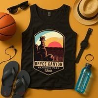 Bryce Canyon National Park Hiking Utah Tourist Souvenirs Tank Top thumb 4