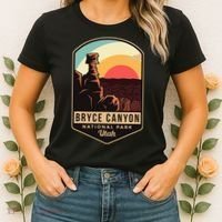 Bryce Canyon National Park Hiking Utah Tourist Souvenirs Women's T-Shirt thumb 2