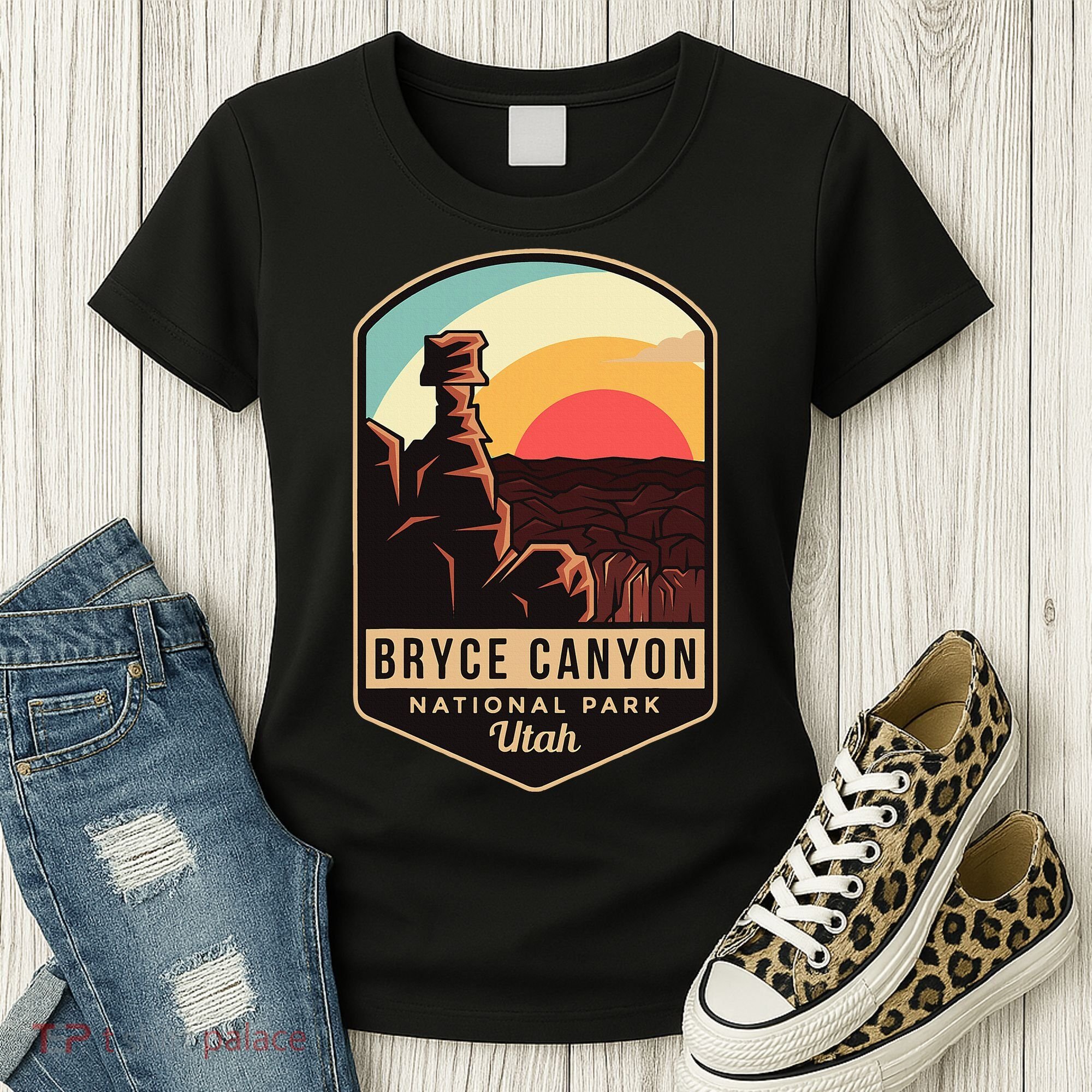 Bryce Canyon National Park Hiking Utah Tourist Souvenirs Women's T-Shirt
