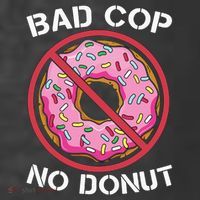 Bad Cop No Donut Law Enforcement Policeman Police Officer Women's Hoodie thumb 2