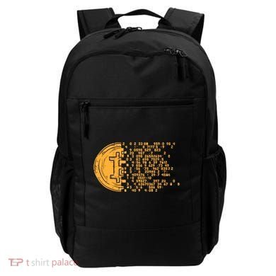 Bitcoin Coin Numbers Btc Crypto Cryptocurrency Miner Trader Backpack