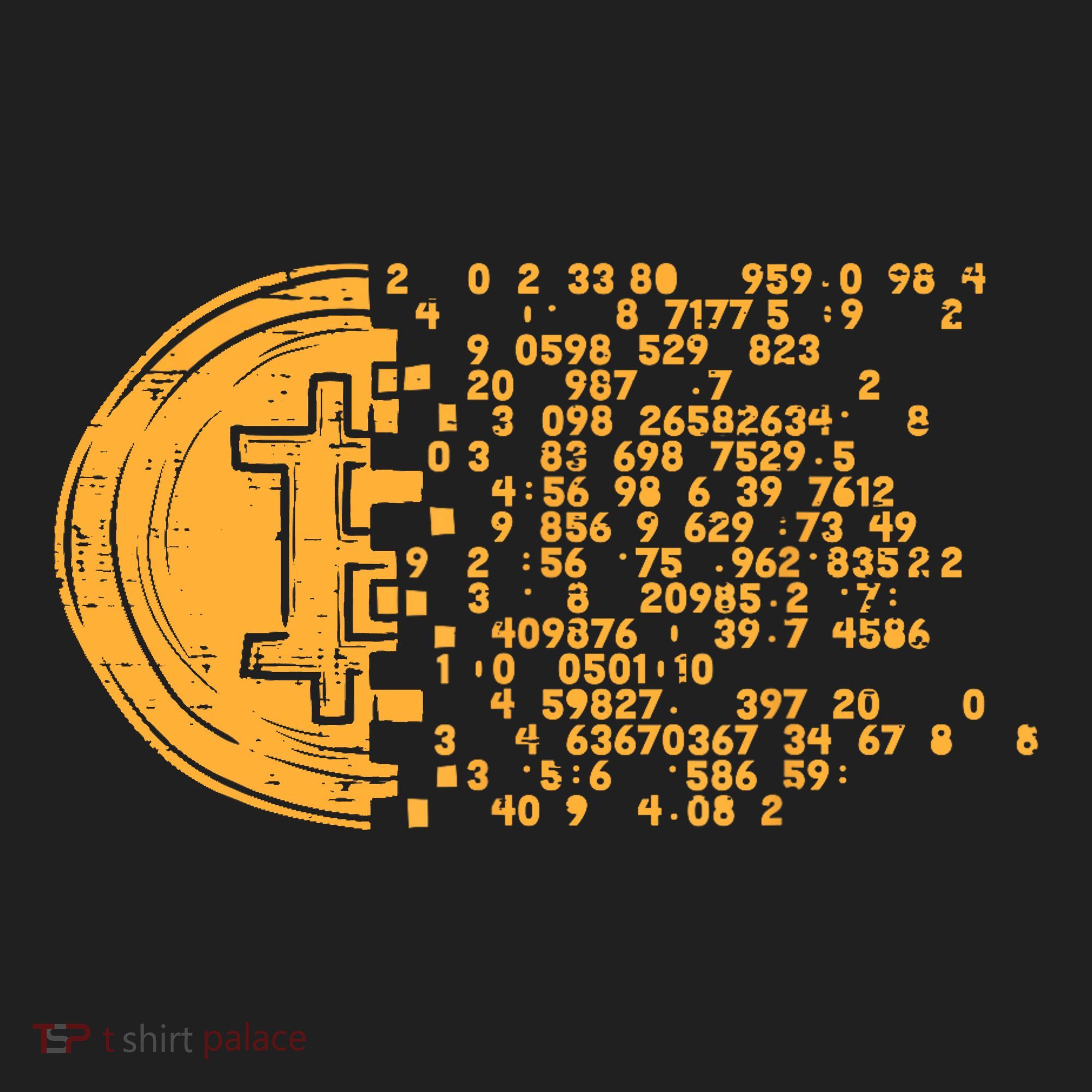 Bitcoin Coin Numbers Btc Crypto Cryptocurrency Miner Trader Tumbler