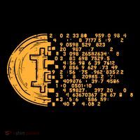 Bitcoin Coin Numbers Btc Crypto Cryptocurrency Miner Trader Ornament thumb 1