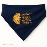 Bitcoin Coin Numbers Btc Crypto Cryptocurrency Miner Trader USA-Made Doggie Bandana thumb 0