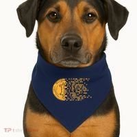 Bitcoin Coin Numbers Btc Crypto Cryptocurrency Miner Trader USA-Made Doggie Bandana thumb 1