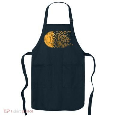 Bitcoin Coin Numbers Btc Crypto Cryptocurrency Miner Trader Apron
