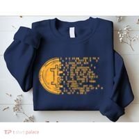 Bitcoin Coin Numbers Btc Crypto Cryptocurrency Miner Trader Sweatshirt thumb 2