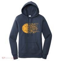 Bitcoin Coin Numbers Btc Crypto Cryptocurrency Miner Trader Women's Hoodie thumb 0