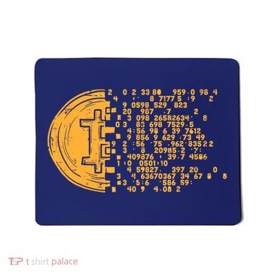 Bitcoin Coin Numbers Btc Crypto Cryptocurrency Miner Trader Mousepad