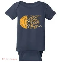 Bitcoin Coin Numbers Btc Crypto Cryptocurrency Miner Trader Baby Bodysuit thumb 0