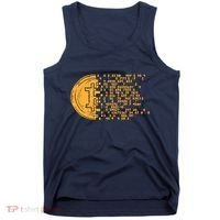 Bitcoin Coin Numbers Btc Crypto Cryptocurrency Miner Trader Tank Top thumb 0