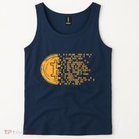 Bitcoin Coin Numbers Btc Crypto Cryptocurrency Miner Trader Tank Top thumb 2