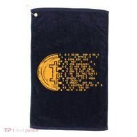 Bitcoin Coin Numbers Btc Crypto Cryptocurrency Miner Trader Golf Towel thumb 0