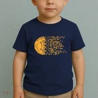 Bitcoin Coin Numbers Btc Crypto Cryptocurrency Miner Trader Toddler T-Shirt thumb 2
