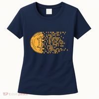 Bitcoin Coin Numbers Btc Crypto Cryptocurrency Miner Trader Women's T-Shirt thumb 0