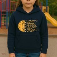 Bitcoin Coin Numbers Btc Crypto Cryptocurrency Miner Trader Kids Hoodie thumb 3