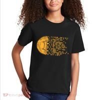 Bitcoin Coin Numbers Btc Crypto Cryptocurrency Miner Trader Kids T-Shirt thumb 2