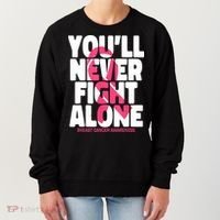 Breast Cancer Nobody Fights Alone Breast Cancer Awareness Women's Sweatshirt thumb 0