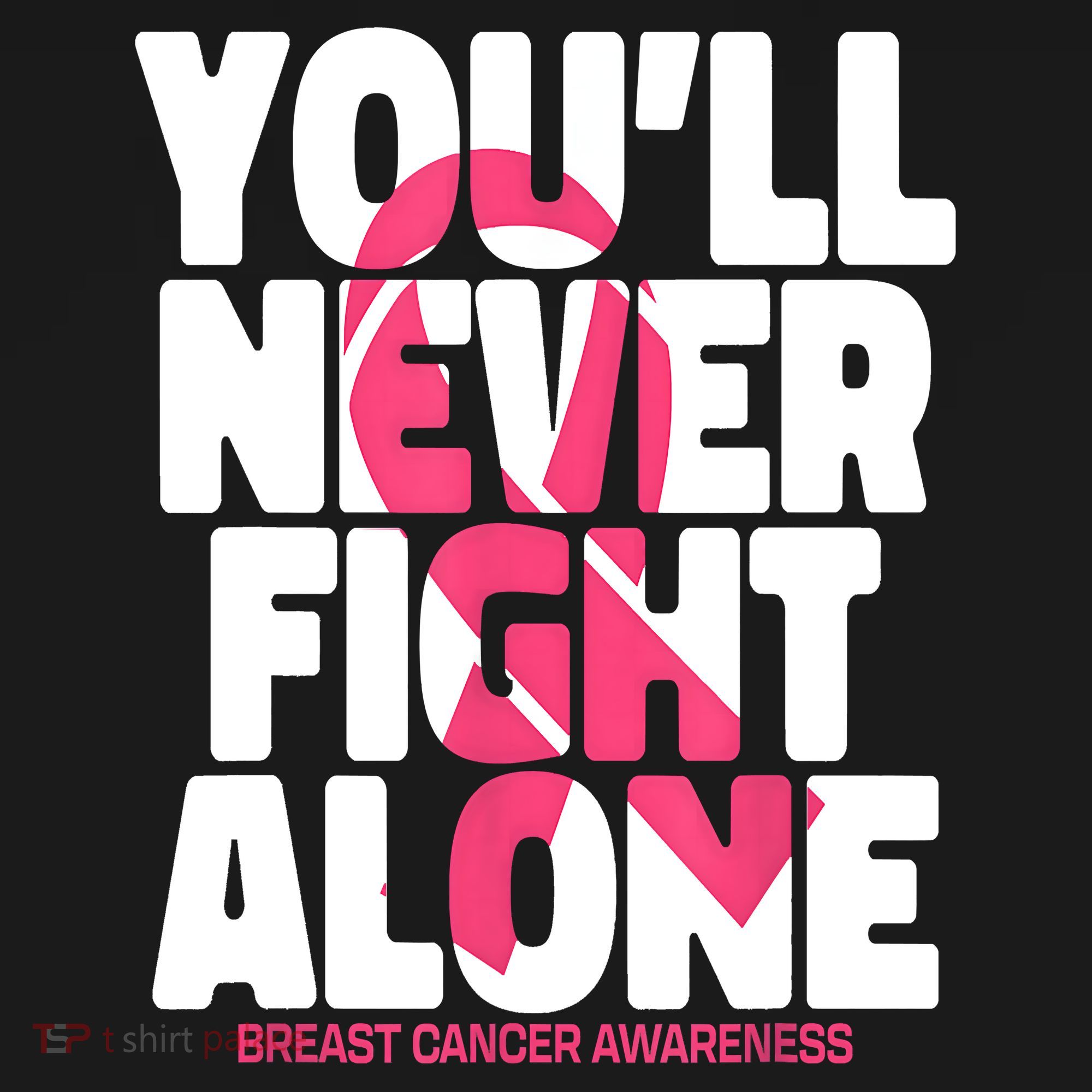 Breast Cancer Nobody Fights Alone Breast Cancer Awareness Long Sleeve Shirt