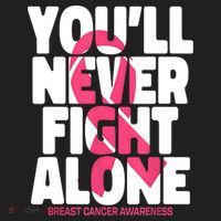 Breast Cancer Nobody Fights Alone Breast Cancer Awareness Tumbler thumb 3