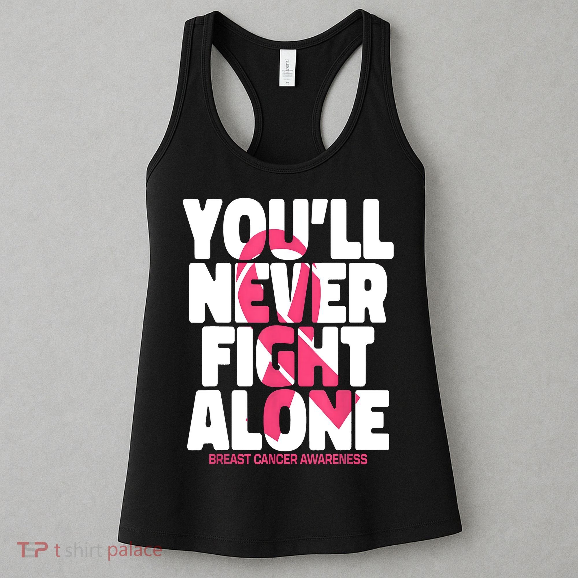 Breast Cancer Nobody Fights Alone Breast Cancer Awareness Women's Tank Top