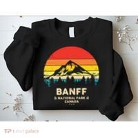 Banff Canadian National Park Retro Souvenir Sweatshirt thumb 2