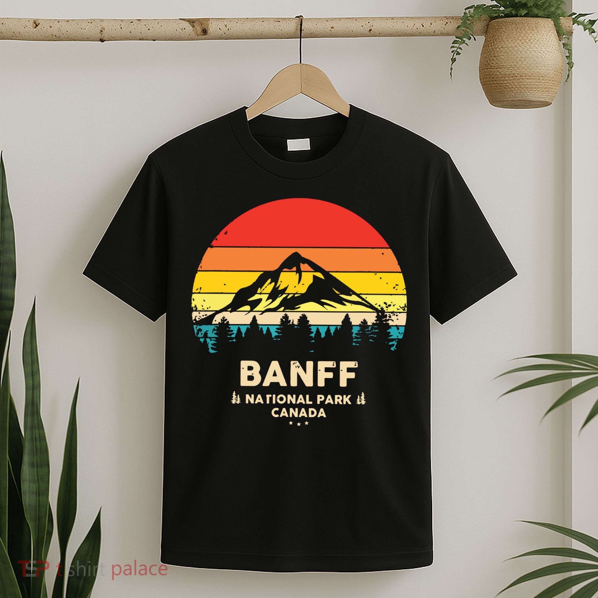 Banff Canadian National Park Retro Souvenir T-Shirt