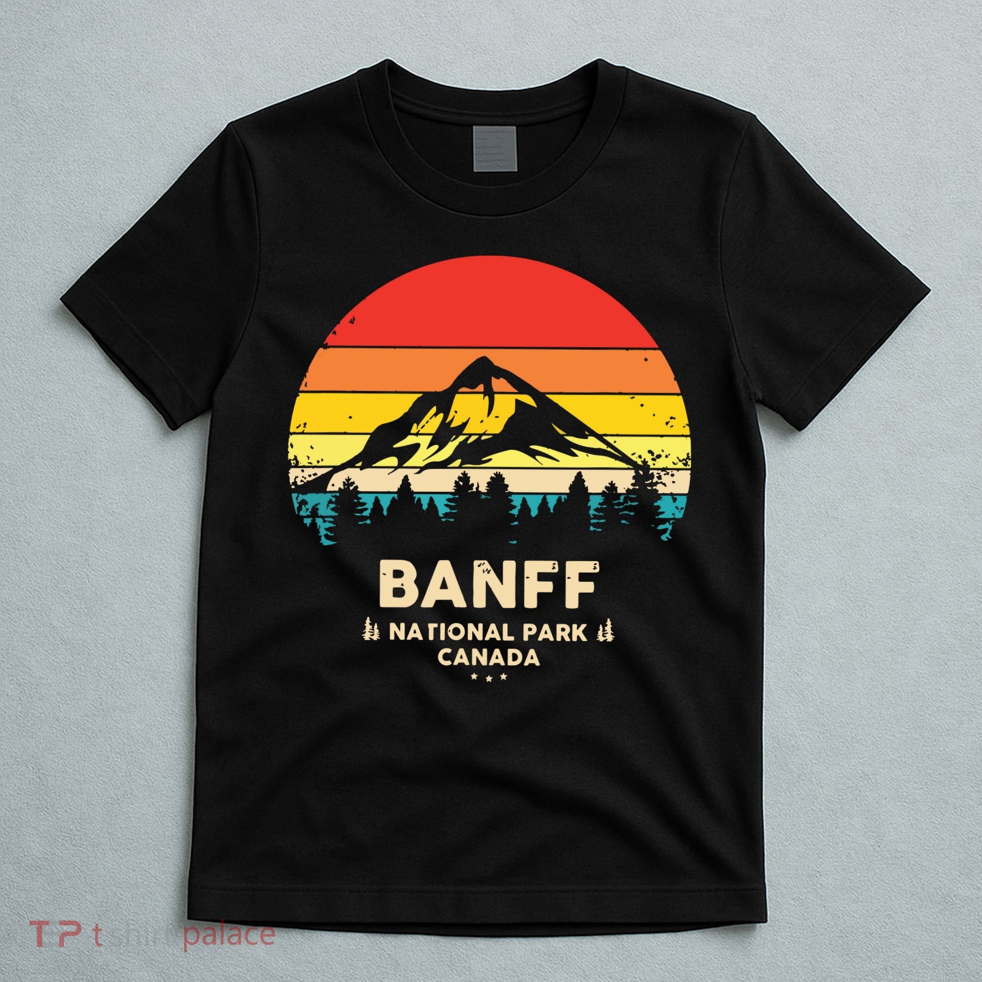 Banff Canadian National Park Retro Souvenir T-Shirt