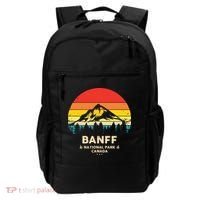 Banff Canadian National Park Retro Souvenir Backpack thumb 0