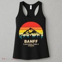 Banff Canadian National Park Retro Souvenir Women's Tank Top thumb 3