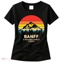 Banff Canadian National Park Retro Souvenir Women's T-Shirt thumb 0