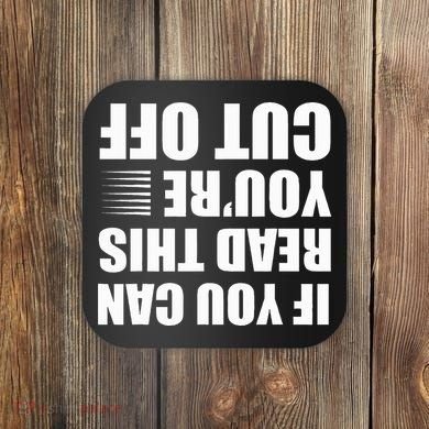 Bartender Cut Off Gifts Bartending Coaster