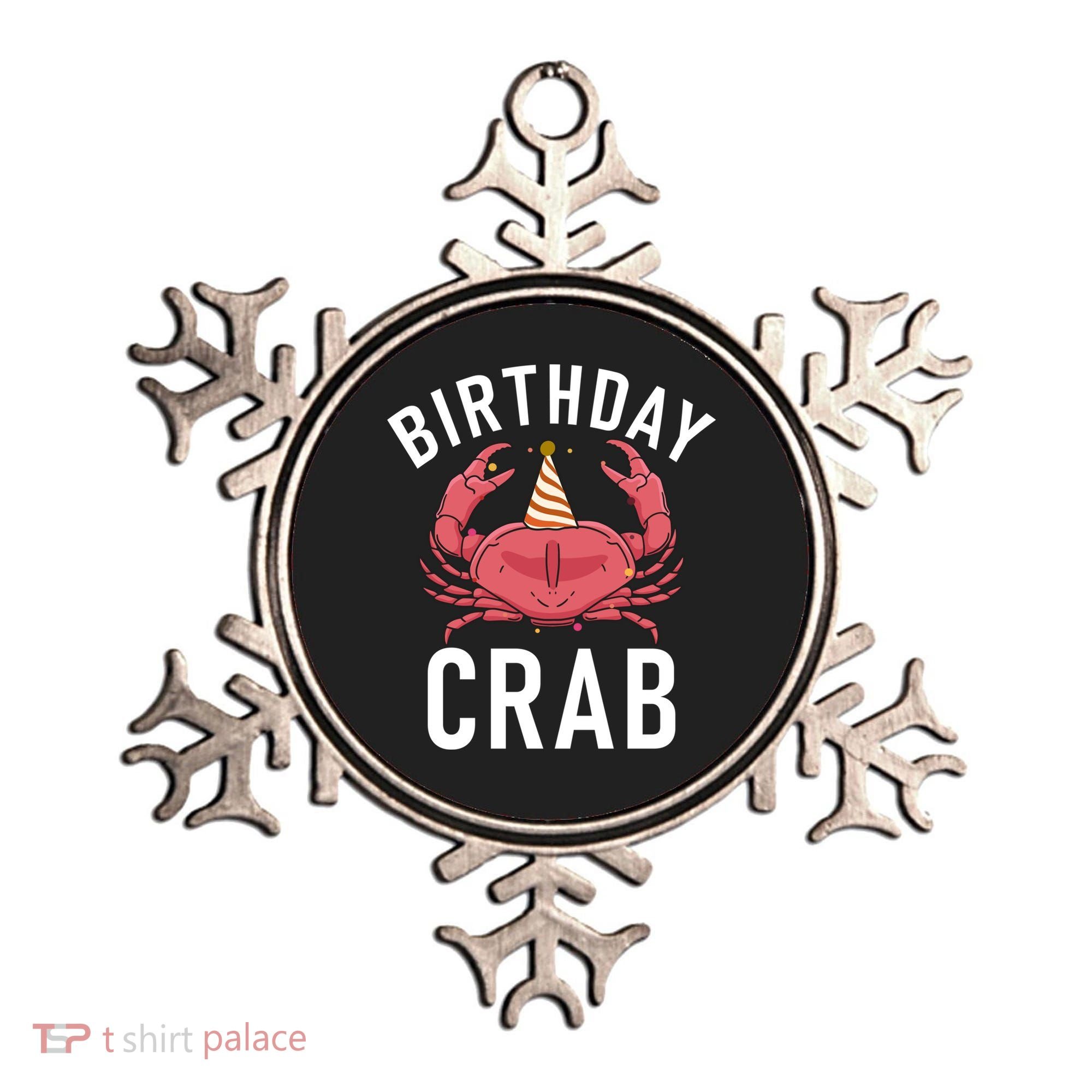 Birthday Crab Owner Gift Ornament