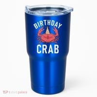 Birthday Crab Owner Gift Tumbler thumb 0