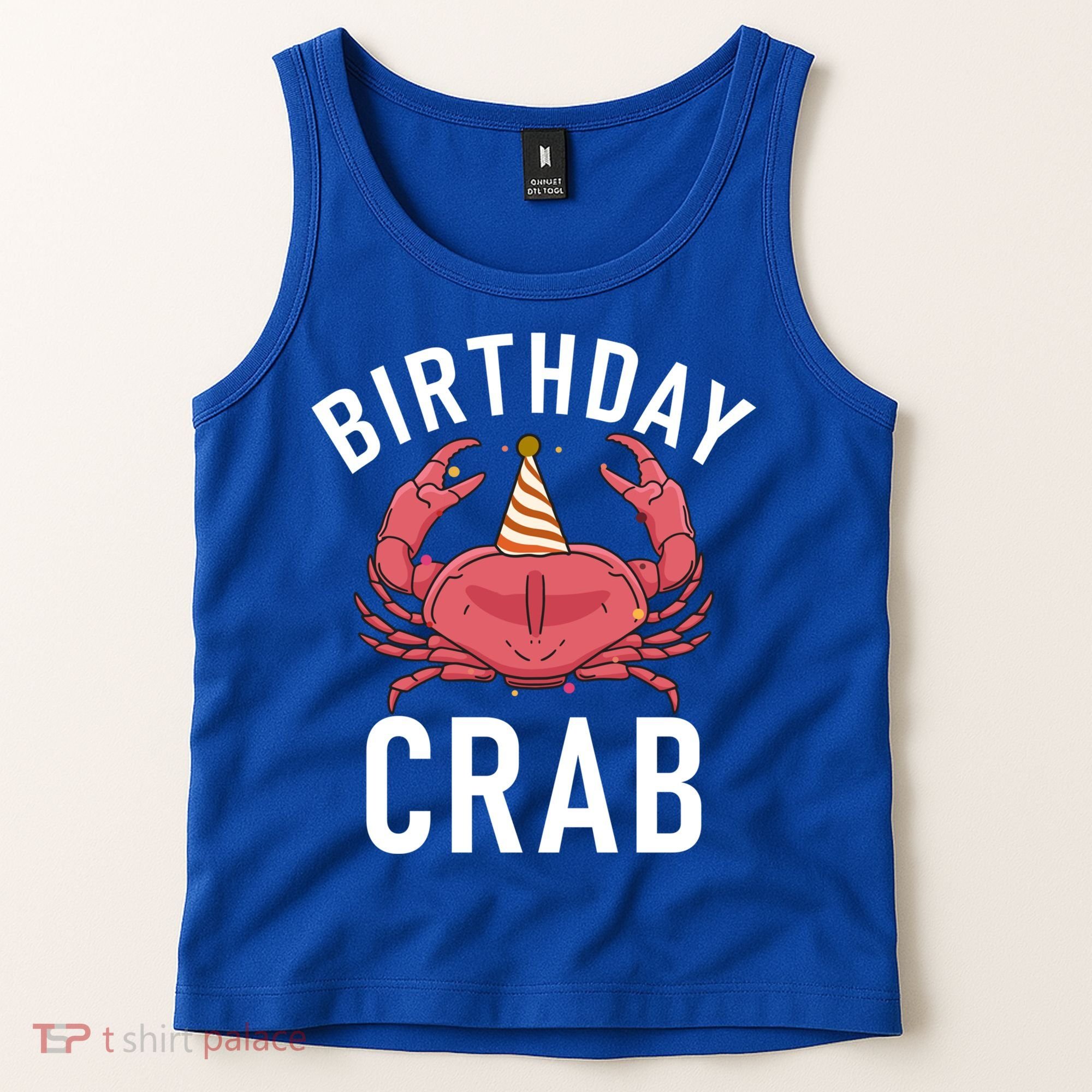 Birthday Crab Owner Gift Tank Top